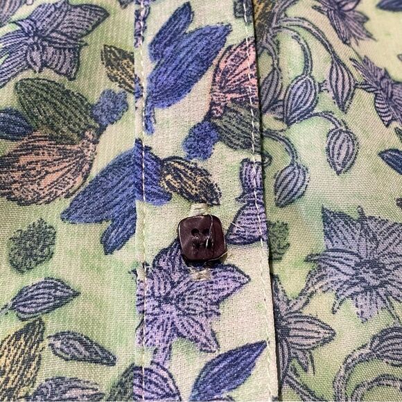 Disney's Alice Through The Looking Glass Button Front Floral Maxi Dress Size S - Picture 9 of 16